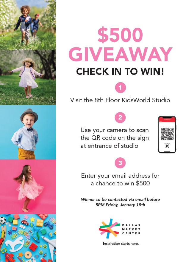 500 GIVEAWAY KIDSWORLD STUDIO
